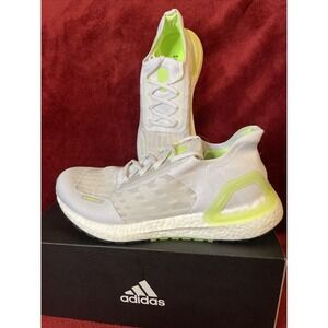 Adidas Ultraboost Summer RDY Running Shoe Mens Size 8 Grey Signal Green FY3472